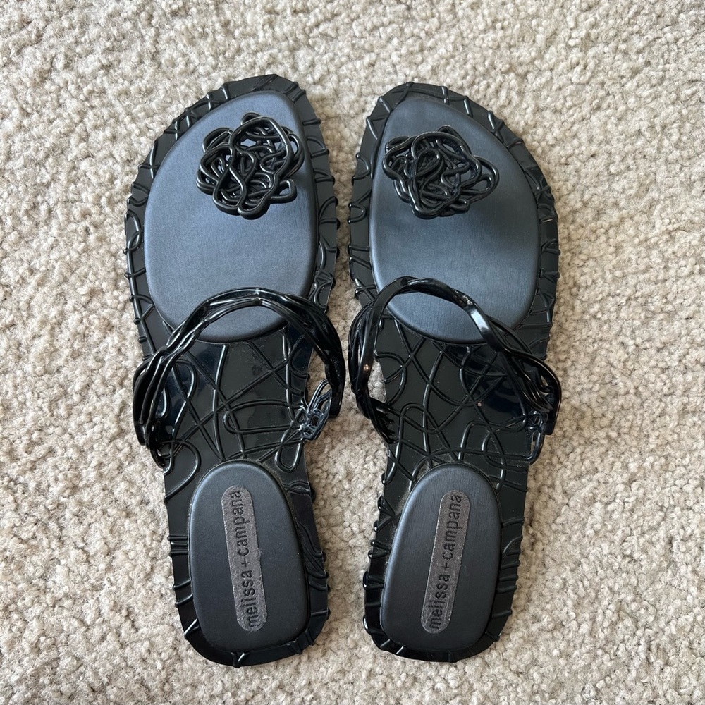 Melissa + Campana Toe Thong Jelly Sandal